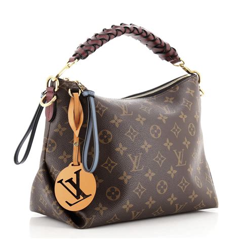 louis vuitton hobo bag with braided handle